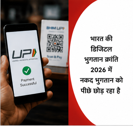 भारत की डिजिटल भुगतान क्रांति 2026 में नकद भुगतान को पीछे छोड़ रहा है